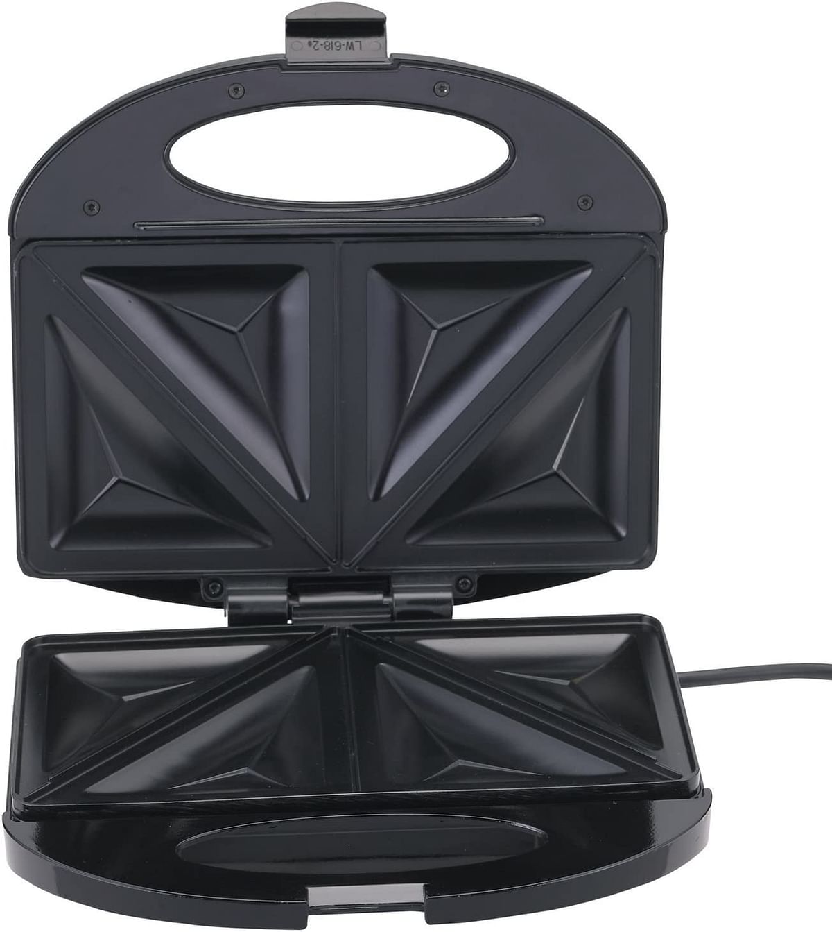 BLACK+DECKER 600W 2 Slice Non-Stick Sandwich Maker Black TS1000-B5