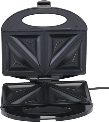 BLACK+DECKER 600W 2 Slice Non-Stick Sandwich Maker Black TS1000-B5