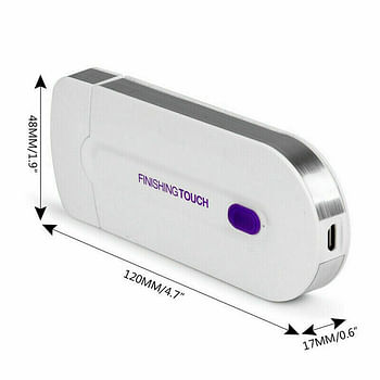 Generic Finishing Touch Electric Laser Epilator, White/Purple