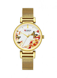 CURREN Women's Stainless Steel Analog Watch 9053 - 30 mm - Gold