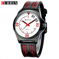 CURREN 8153  Original Brand Leather Straps Wrist Watch For Men