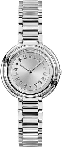 Furla Silver Tone Stainless Steel Bracelet Watch (Model: WW00032007L1), Silver