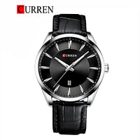 CURREN 8365, Original Brand Leather Straps Wrist Watch For Men,