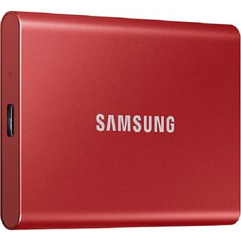 Samsung External SSD T7 USB 3.2 Portable (MU-PC500R/AM) 500GB Red