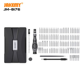 Jakemy 106 In 1 Professional and Precision Plastic Handle Screwdriver Set JM-8176