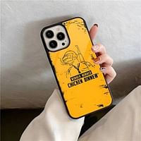 Pubg Design Phone Case For iPhone 14 Pro yellow