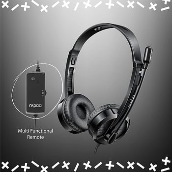 RAPOO H120 USB STEREO HEADSET WIRED