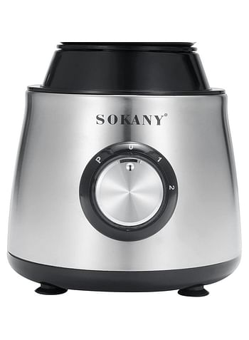 Sokany Electric Coffee Grinder 500 Watt SK-156 - Silver and Black