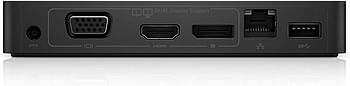 Dell USB 3.0 Full HD Dual Video Docking Station Universal Dock D1000 - Black