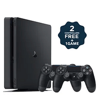 Sony PlayStation 4 Slim 1000 GB + 2 controllers FREE and 1 game