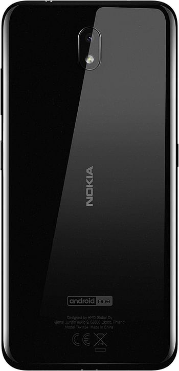 NOKIA 3.2 -Android Smartphone, 3GB RAM, 64GB Memory, 6.26” HD+ screen, Fingerprint Sensor - Black