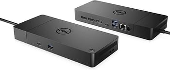 Dell Docking Station WD19S 180W, AC 120/230 V (50/60 Hz) Power, Gigabit Ethernet, HDMI,  2 x DP, USB-C Interface, DOCK WD19S180W With 180W Power adapter.