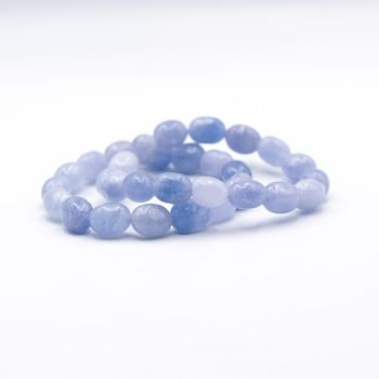 Alpine Crystals Natural Aquamarine Crystals Bracelet: Elegance and Serenity - 10 mm