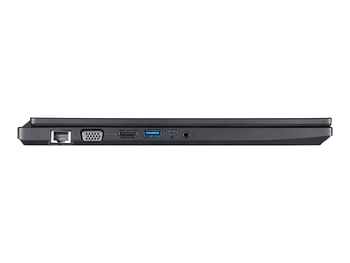 Acer Travel Mate P2510 G2-M-320e- 8th Gen Core i3 2.20GHz - 15.6'' HD Antiglare Display - Intel UHD Graphics 620Graphic - 12GB DDR4 Ram - 256gb SSD + 500GB HDD -Full SIze Numeric  KB - USB Type C - WiFi-VGA-HDMi-Ethernet- windows 10 Pro - Black