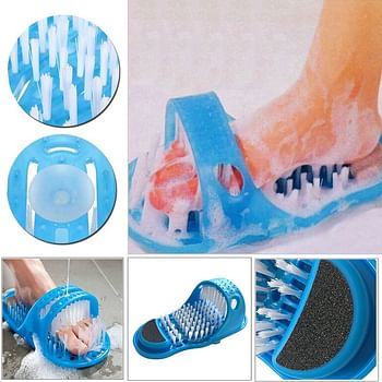 Shower Foot Cleaning Slipper With Scrubber And Pumice Stone