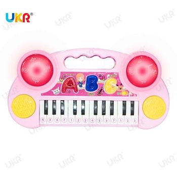 ABC Piano with Dual Speaker Pink for Kids/Pink