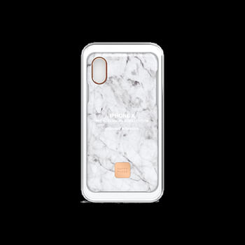 Happy Plugs - Slim Case for iPhone XS Max White Marble