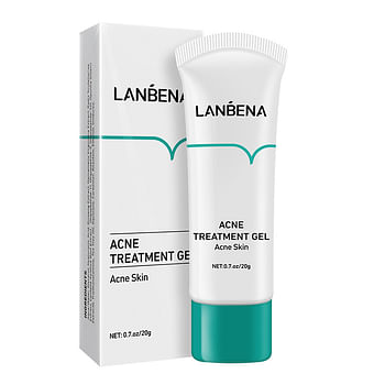 LANBENA Acne Treatment Cream Gel | Gel for Face to Shrink Pores, Clear Acne, Pimples, Breakouts and Repair Acne Skin - 20 ml