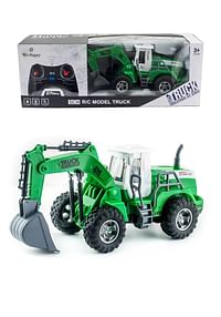 City Emulation Construction Excavator Fully Functional Remote Control Model Truck RC Toy Green