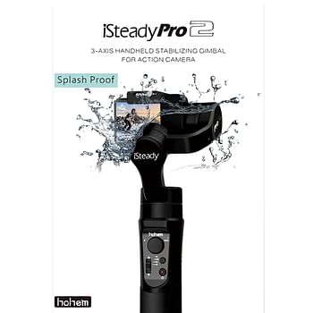 Hohem iSteady Pro 2 Handheld 3-Axis Action Camera Gimbal Stabilizer with APP Remote Control Black