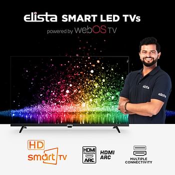 Elista 32-Inch FHD Android Smart LED TV B32HD1EKC Black 