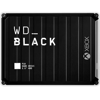 Western Digital P10 Game Drive For XBOX WD_Black Hard Drive (WDBA5G0040BBK-WESN) 4TB Black