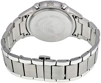 Emporio Armani Men's Silver Dial Stainless Steel Band Watch - AR2458