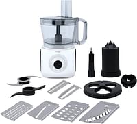 Prestige Food Processor 1000W, Digital,  3.5 Ltr Bowl, 10 In 1 Functons, Ice Crushing Function, 6 Stainless Steel Discs, Double Whisk, Spiral Attachment For Designed Chopping, Dough Maker. -PR81505