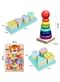 57 Pcs Logical Thinking Interactive Toy Mind-Bending Wooden Puzzle Interactive Brain Game Toys for Boys Girls