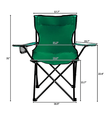 Outdoor Folding Chair Green - SNA