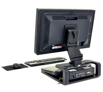 HP Adjustable Display Stand AW663AA#ABA  For LCD & LED Monitor + HP LCD Speaker Bar NQ576AA (Free)  + Laptop Backpack (Free)