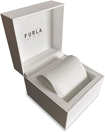 Furla Watches Women's Quartz Dress Watch with Stainless Steel Strap, Gold, 14 (Model: WW00022001L2), Gold