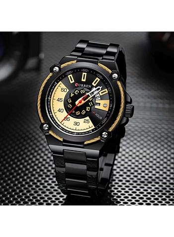 Men's Water Resistant Analog Watch 8345