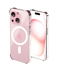 Max & Max iPhone 15 Crystal Clear Case, Anti-Yellowing Anti Scratch, Ultra Slim Transparent Case 6.1 inch