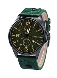 Curren 8164 Mens Casual Analog Watch 8164 - Green.