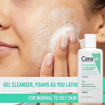 Cerave Foaming Facial Cleanser For Normal To Oily Skin- 88ml