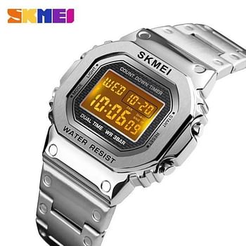 SKMEI Waterproof Stainless Steel Digital Wristwatches 1456