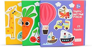 matching puzzle pack of 3 (Animals,Fruit and Vegetables,Transport)