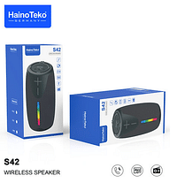 Haino Teko Germany S42 portable wireless Bluetooth speaker Black