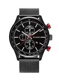 CURREN Men's Stainless Steel Analog Watch WT-CU-8227-B - 44 mm - Black