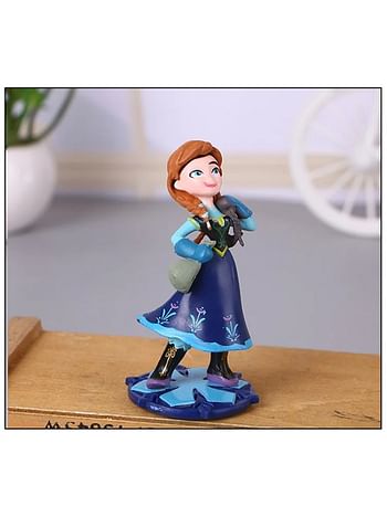 Princess Action Figure Toy Cake Topper Birthday Theme Party Supplies, Home Decoration Item, ELS And ANNA, 2 Pieces