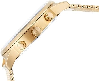 Lacoste Mens Quartz Wrist Watch, Gold Stainless Steel - 2011098