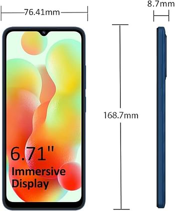 Redmi 12C 6GB RAM, 128 Storage) - Powerful MediaTek Helio G85 | Immersive 6.71" HD+ display | 50MP AI dual camera | 5000mAh long-lasting battery Blue