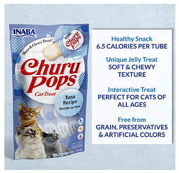 Churu Churu Pops Tuna-Chicken 60G/4 Sticks Per Pack