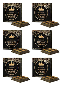 6Pcs Bakhoor Crown of Emirates Incense 40GMS