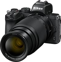 Nikon Z50 Mirrorless Camera With 16-50MM + 50-250MM Lens Kit - Black