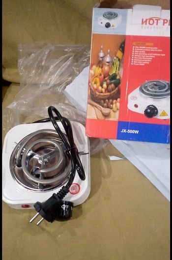 500W Electric Iron Stove Hot Plate Heater Hotplate Household Cooking for e Kitchen Cooker Coffee Appliances EU Plug