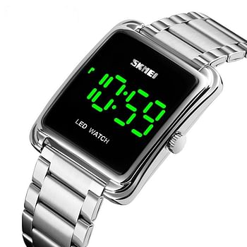 SKMEI 1505 Simplified Square LED Watch Waterproof with Night Light