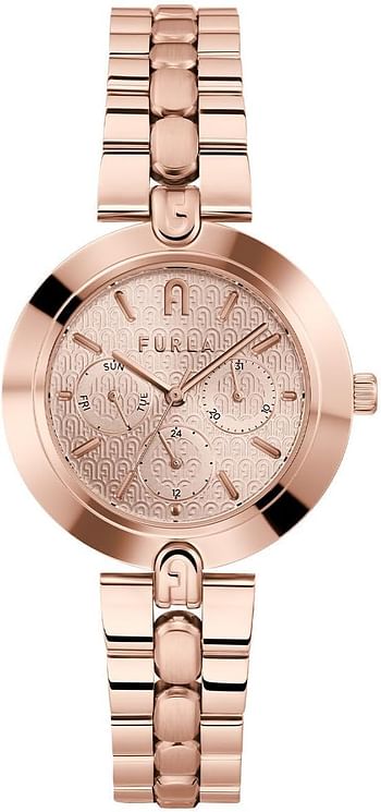 Furla Women's Stainless Steel Rose Gold Tone Bracelet Watch WW00030005L3 - Rose Gold