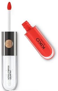 KIKO Milano Unlimited Double Touch Lipstick 114 Orange Red, 3 ml